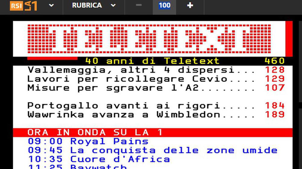 Il Teletext compie 40 anni - RSI