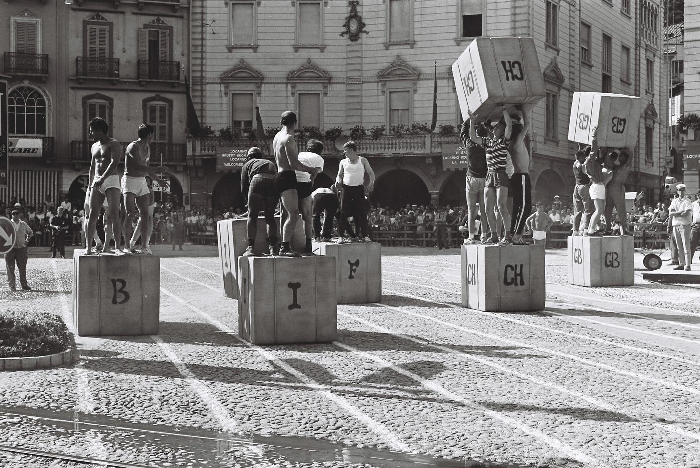 Giochi senza frontiere (prove). Locarno, 1967