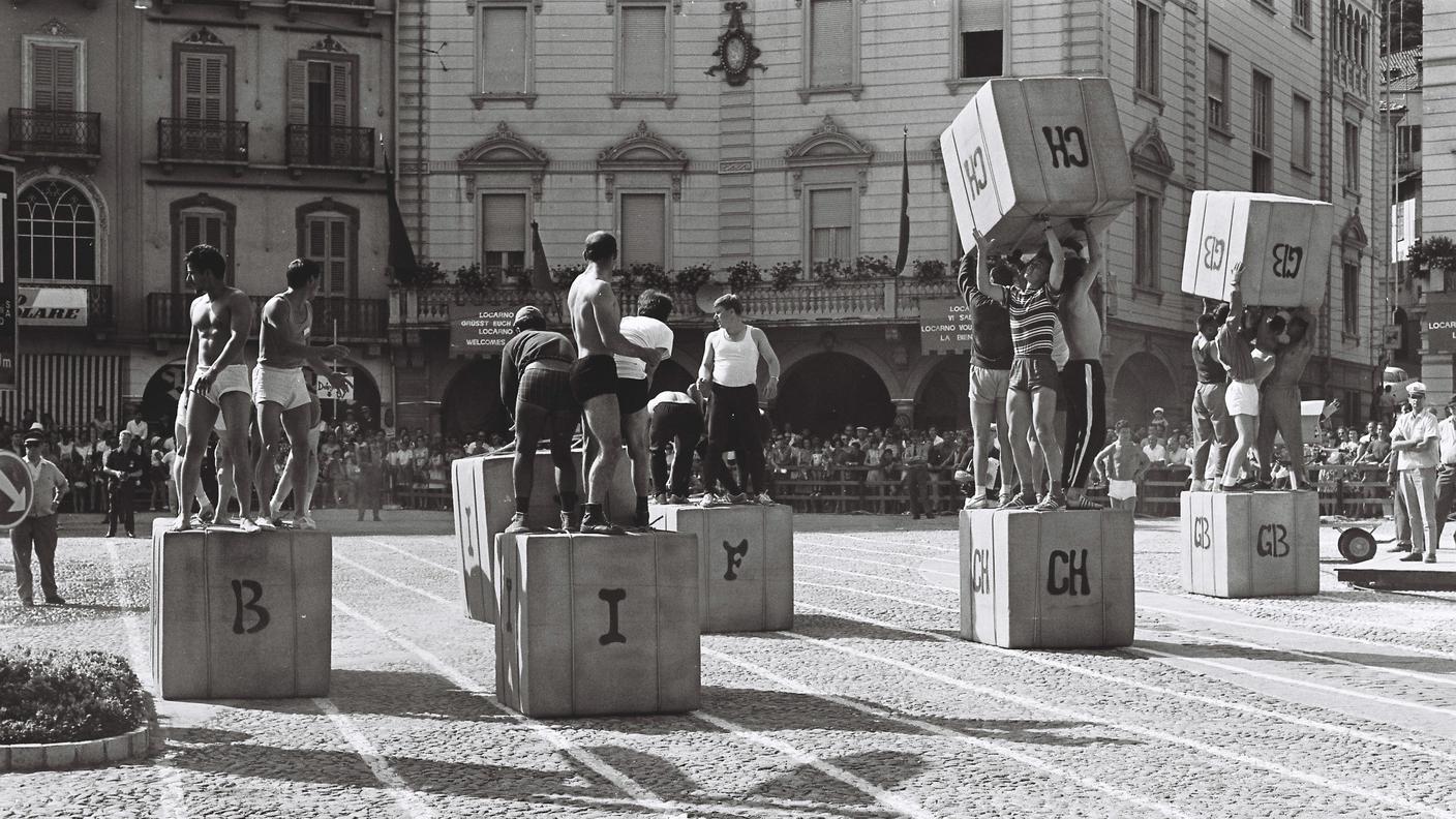 Giochi senza frontiere (prove). Locarno, 1967