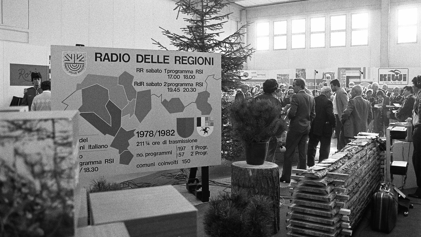 La Radio delle Regioni a Primexpo. Lugano, 1982