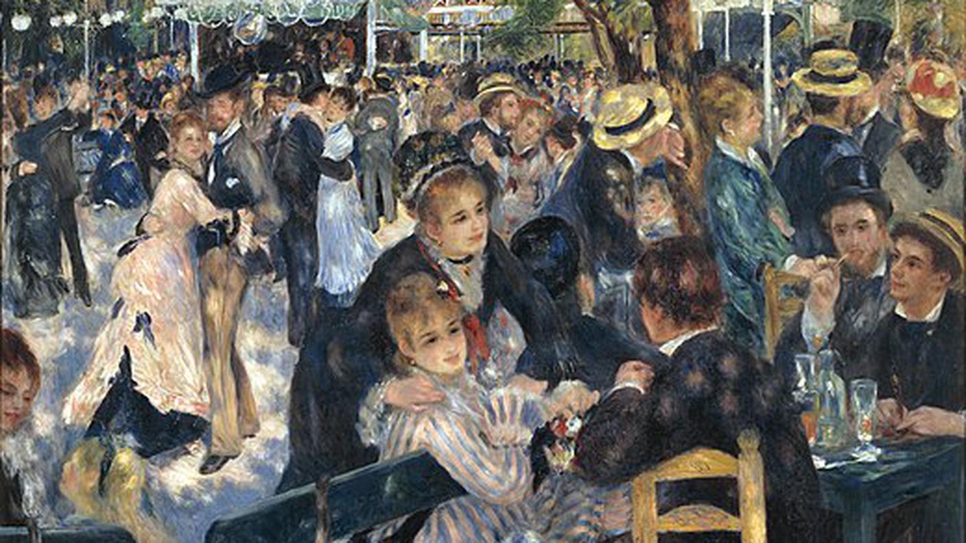 Pierre-Auguste Renoir, "Bal au moulin de la Galette", 1876