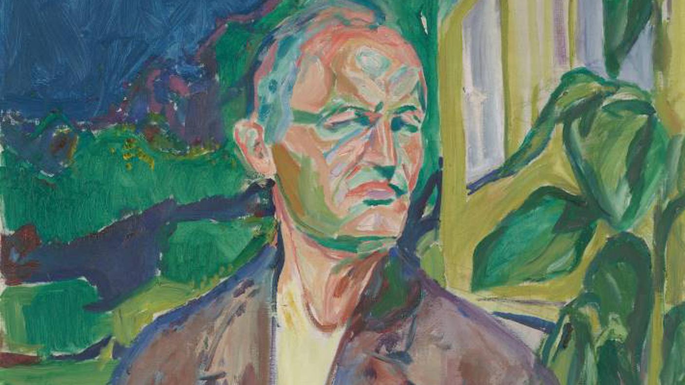 Edvard Munch, Autoritratto davanti al muro di casa, 1926. Photo © Munchmuseet.jpg