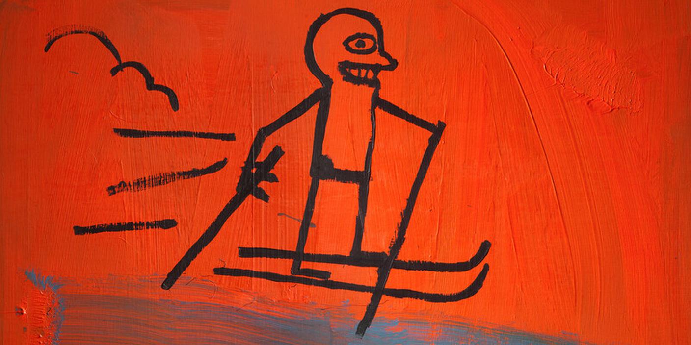 Skifahrer - Basquiat