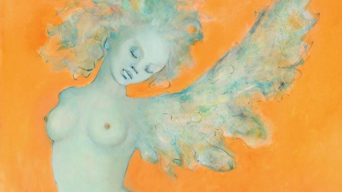 Leonor Fini, Sphinx (orange), 1973. Collezione privata © Leonor Fini Estate, Paris.jpg