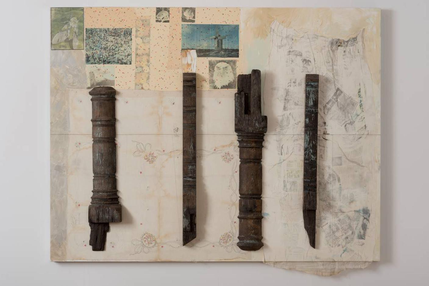 Robert Rauschenberg, Untitled (Spread), 1983. © Robert Rauschenberg Foundation; ARS, New York, 2025; Galerie Thaddaeus Ropac. Photo Photoservice Art Basel 2016.jpg
