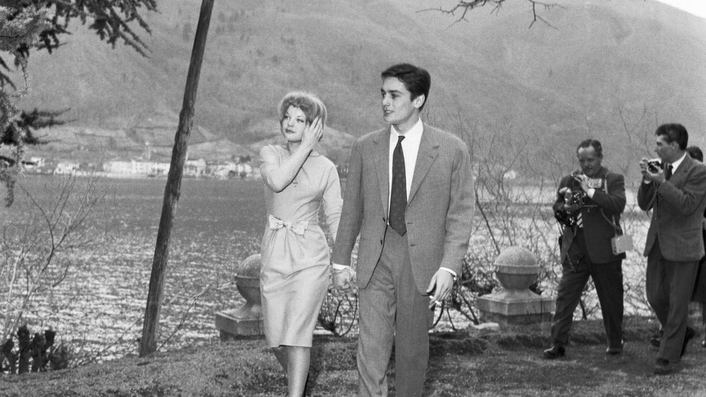 Alain Delon e Romy Schneider