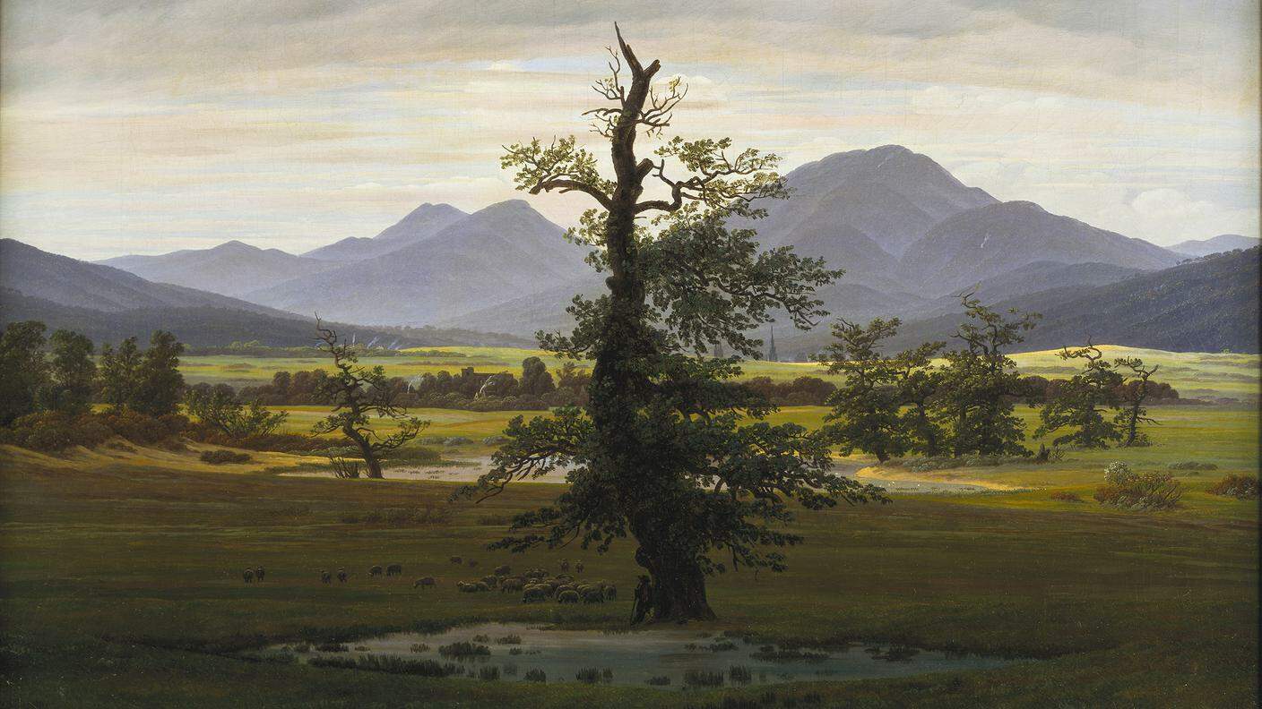 David Caspar Friedrich, Der einsame Baum, 1822