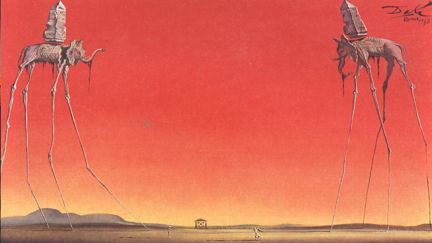 salvador dalì gli elefanti 1948.jpg