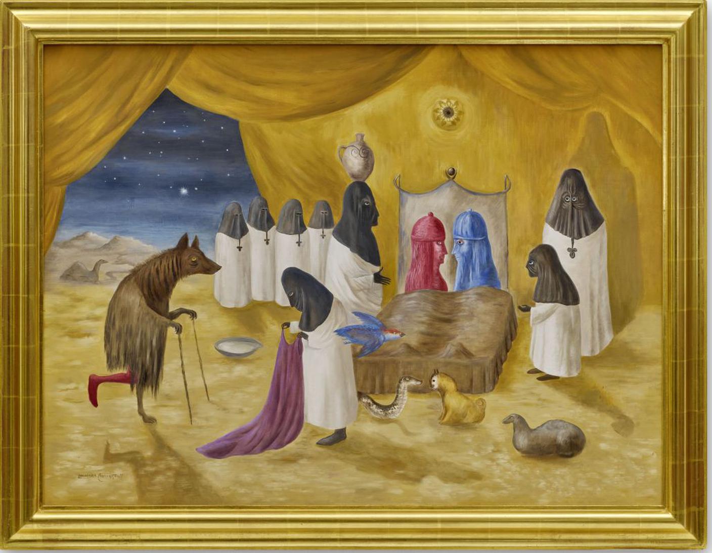 Leonora Carrington, The Lovers, 1987. FAMM (Female Artists of the Mongins Museum), France; The Levett Collection © Estate of Leonora Carrington, by SIAE 2025.jpg