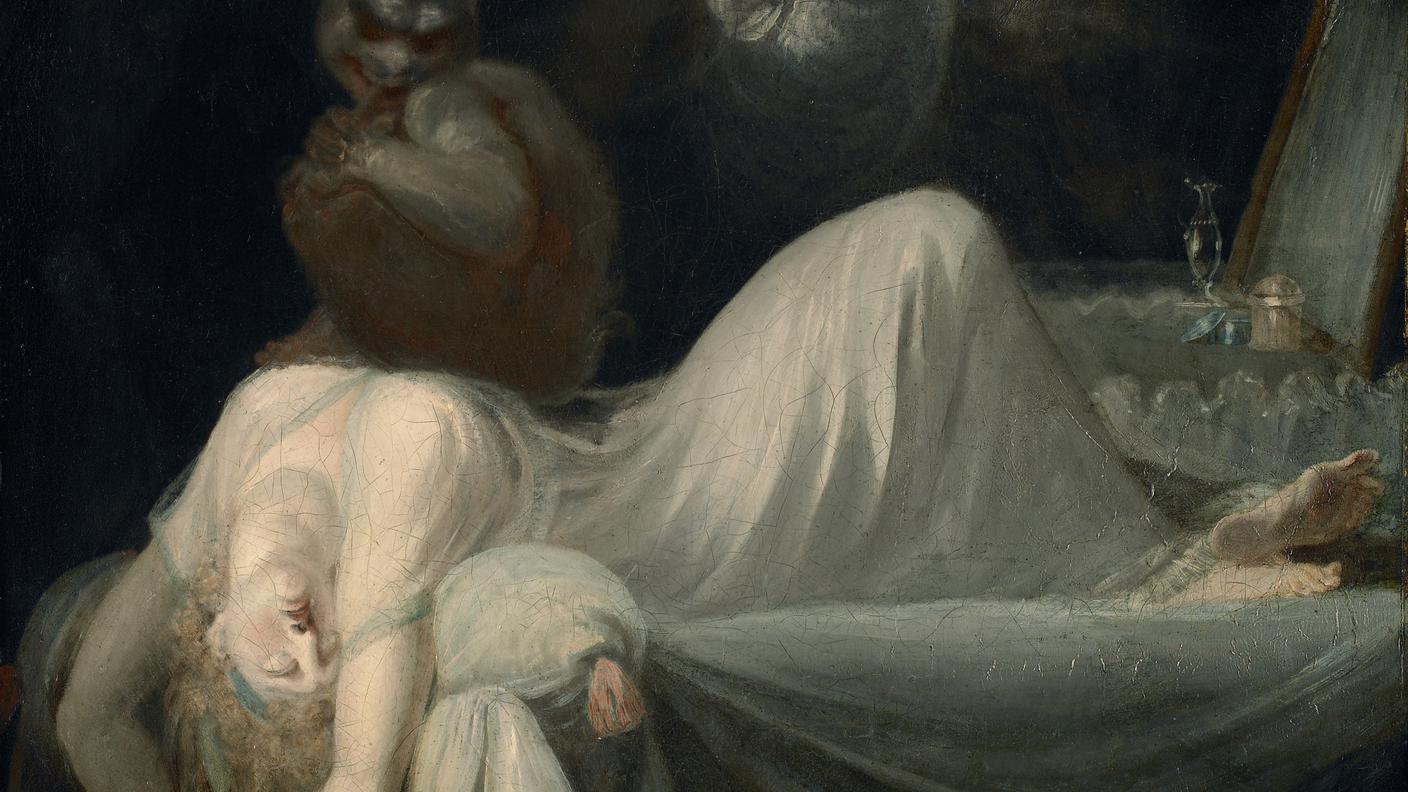 J.Johann Heinrich Füssli, L'incubo, 1790/91, olio su tela