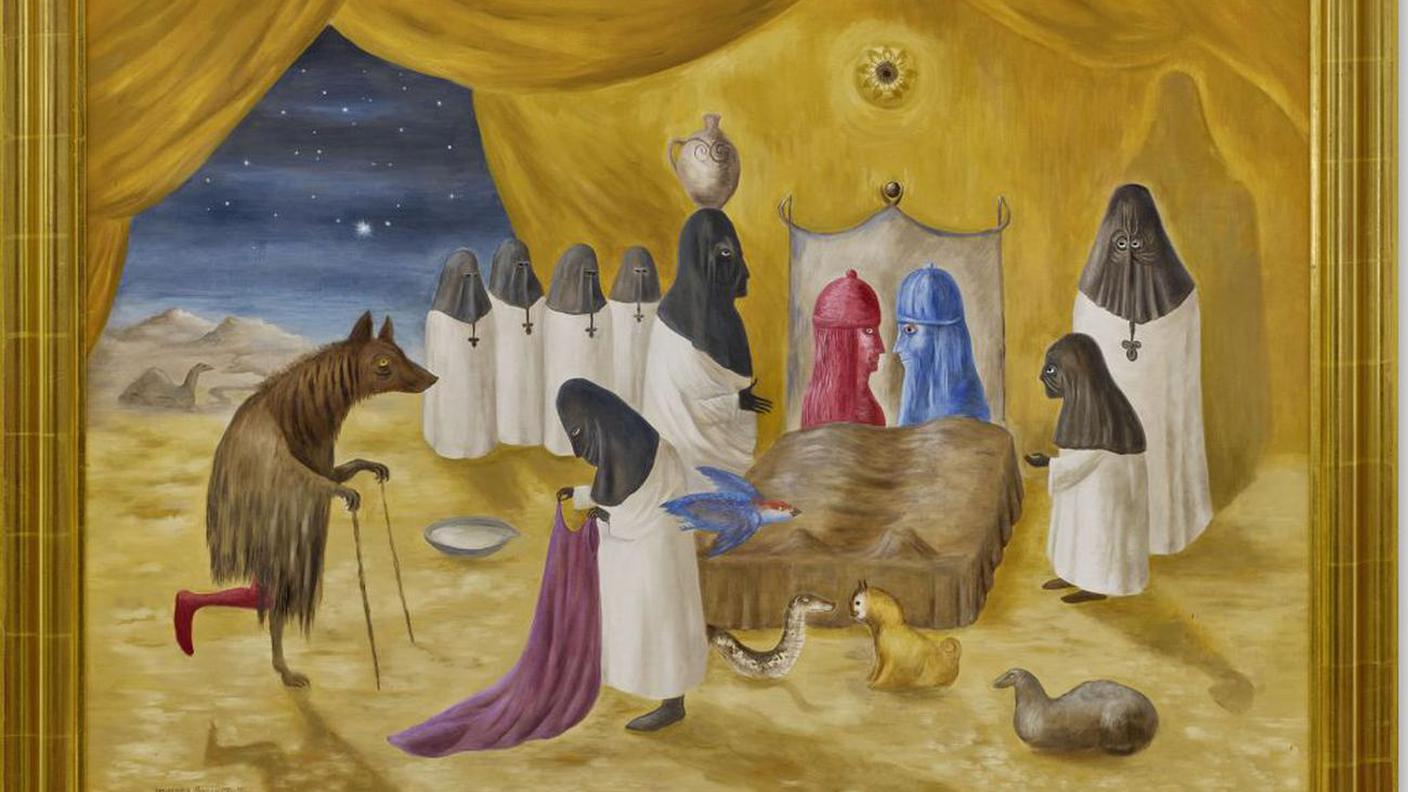 Leonora Carrington The Lovers, 1987. FAMM-Female Artists of the Mongins Museum France The Levett Collection