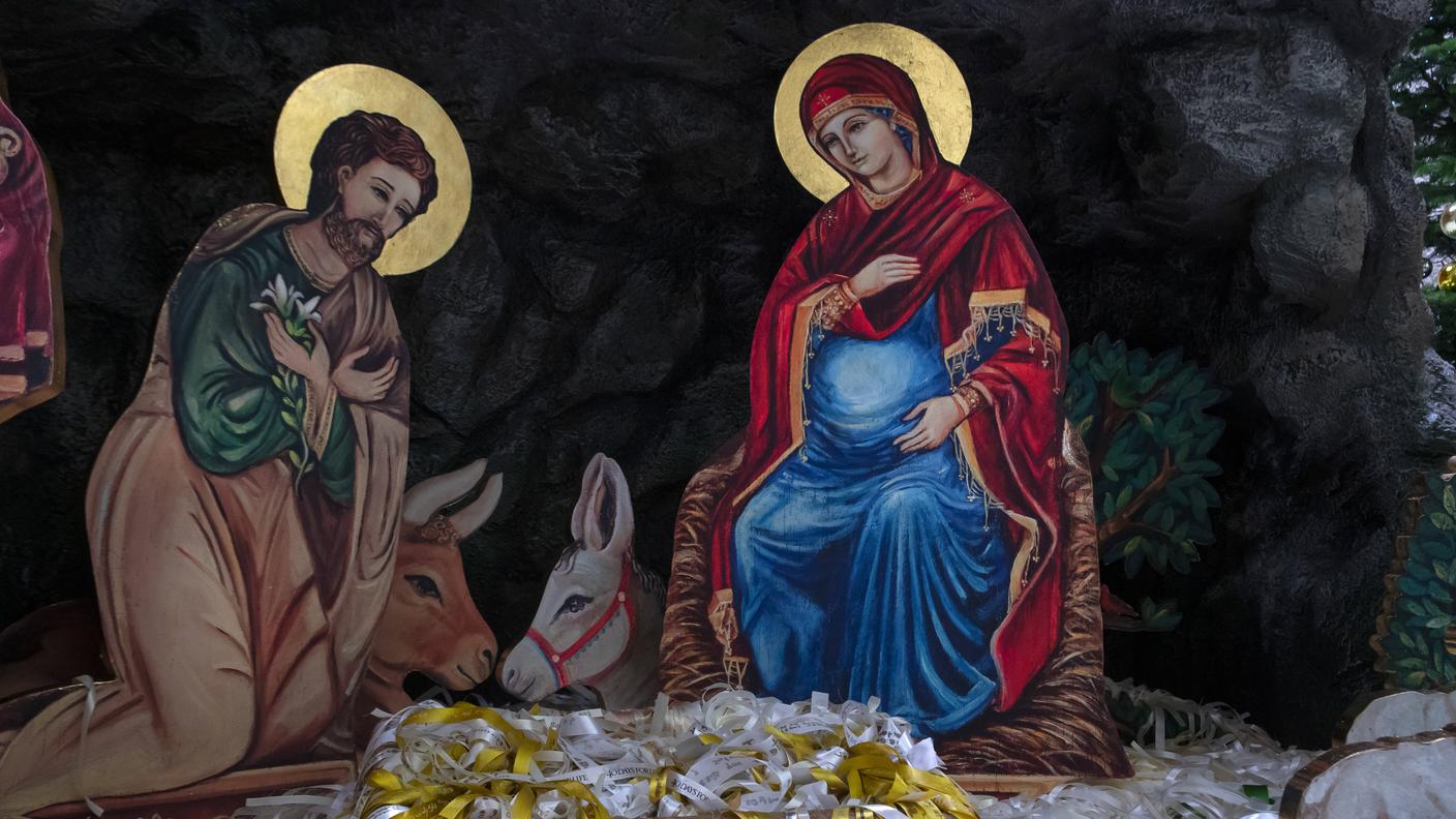 In un presepe donato al Vaticano dal Costa Rica (dicembre 2025) Maria è rappresentata incinta