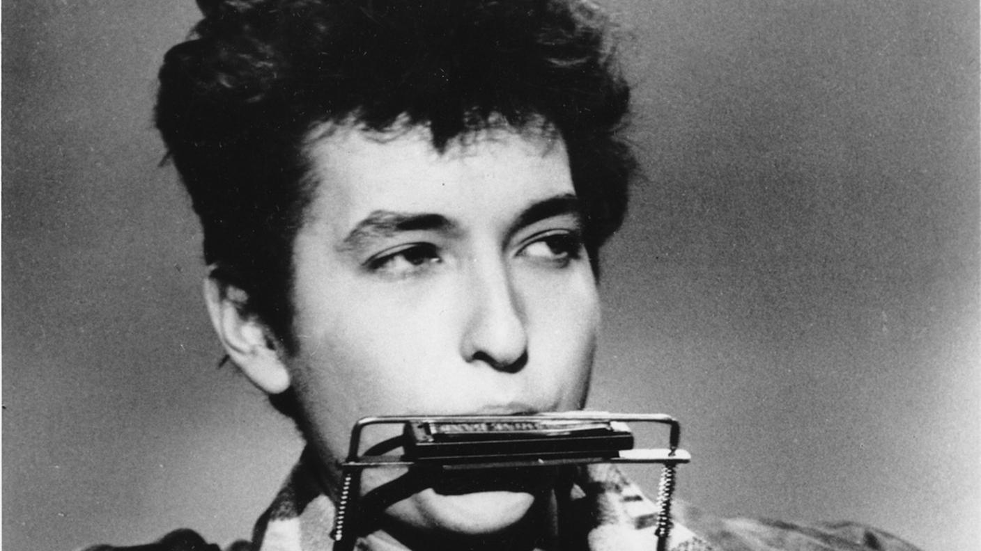 Bob Dylan nel marzo del 1963