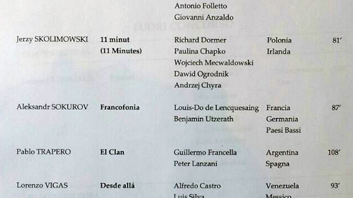 Programma Venezia pagina 3