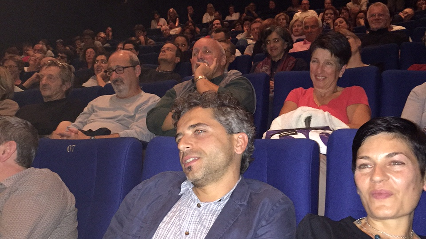 Pubblico all'anteprima Bellocchio
