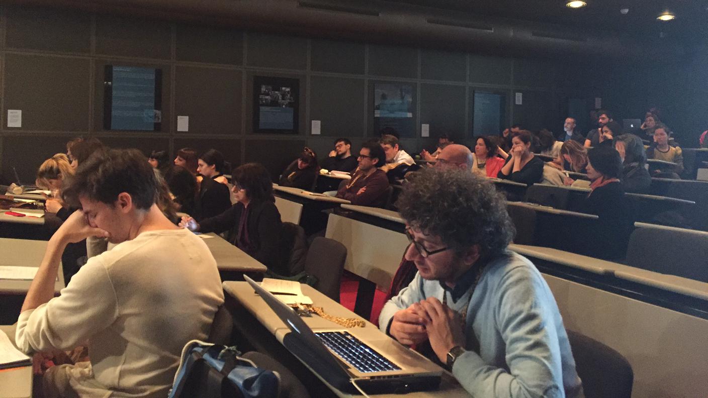 I partecipanti al workshop tenuto dal fumettista bresciano