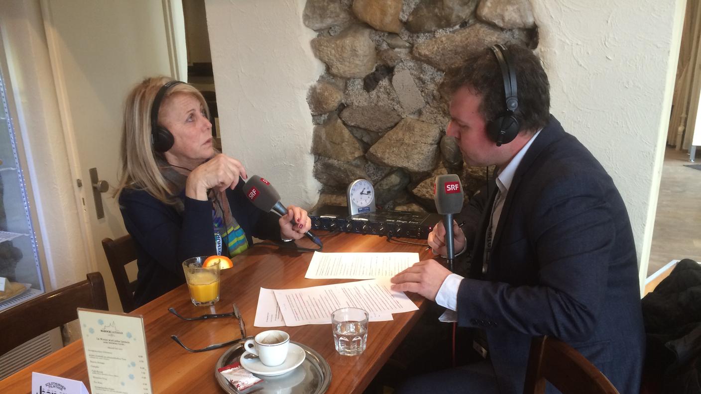 Tiziana Soudani in diretta a SRF1