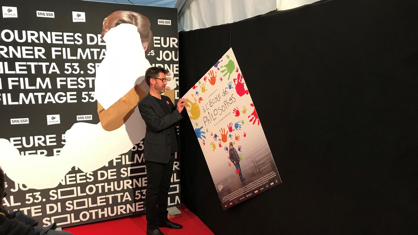 Il regista gioca con il manifesto