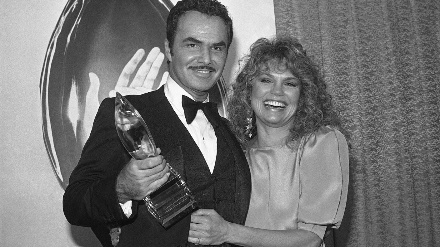 Alla consegna di un premio, nel 1984
