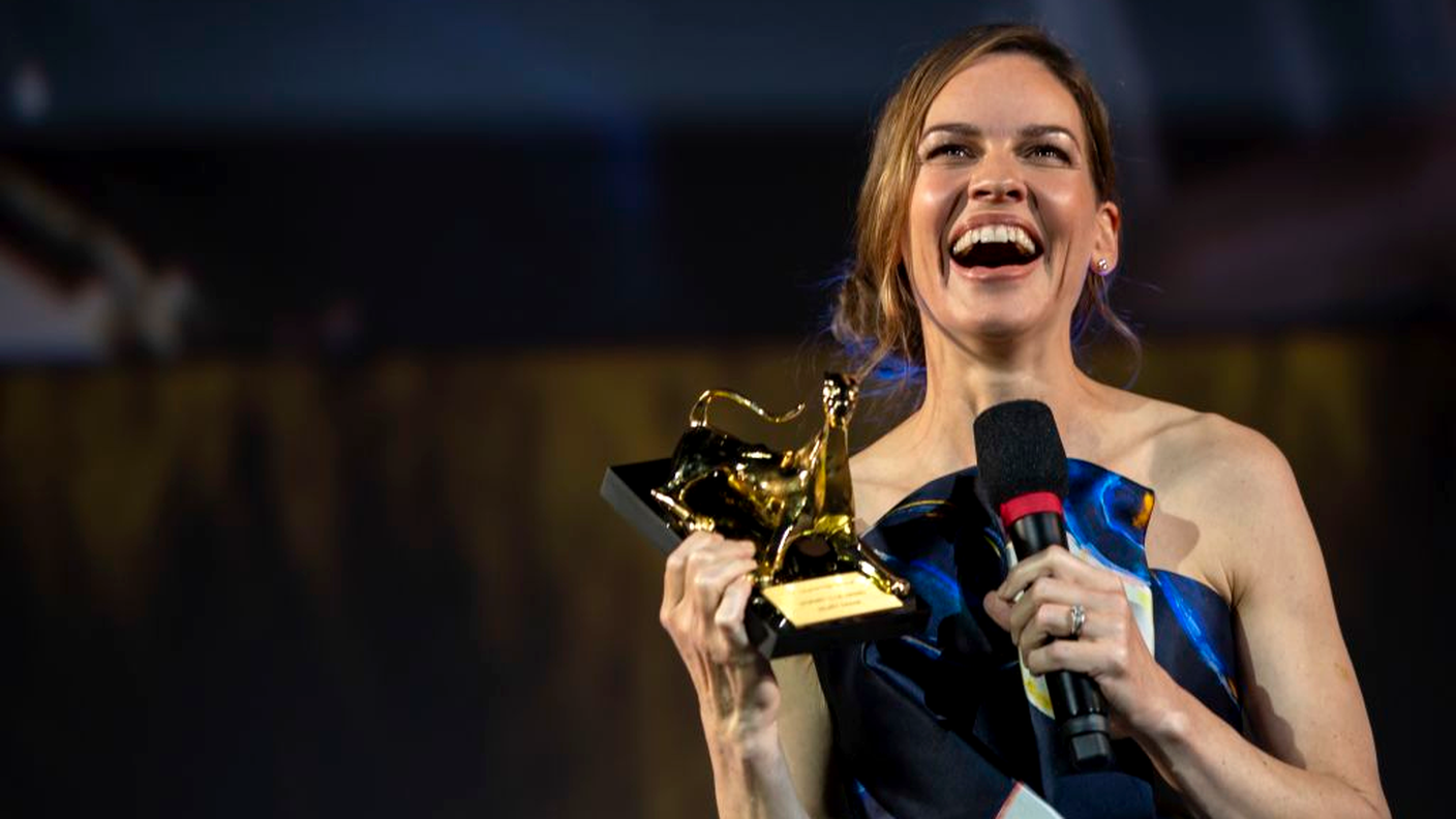 Hilary Swank Leopard Award