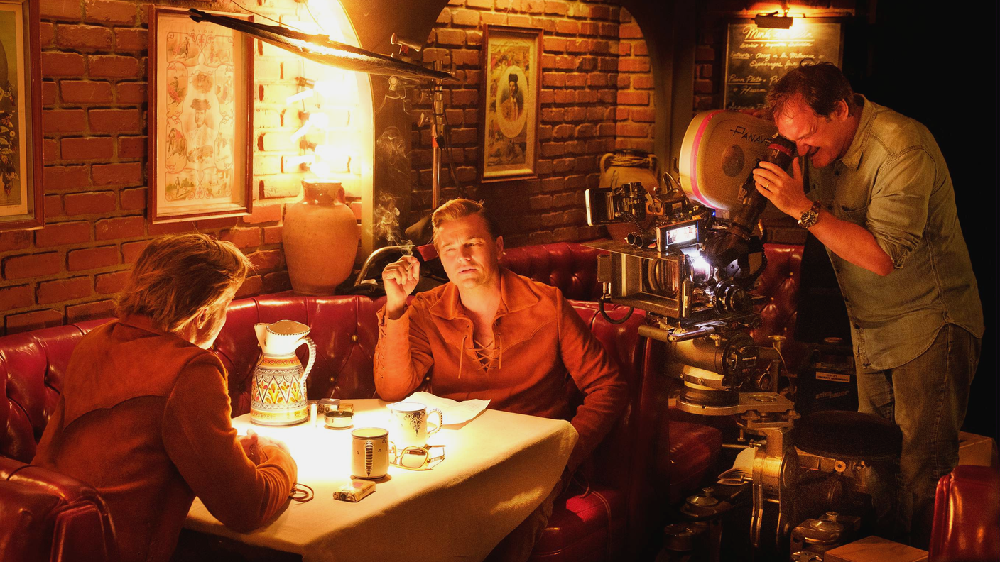 Tarantino sul set di "C'era una volta a... Hollywood"