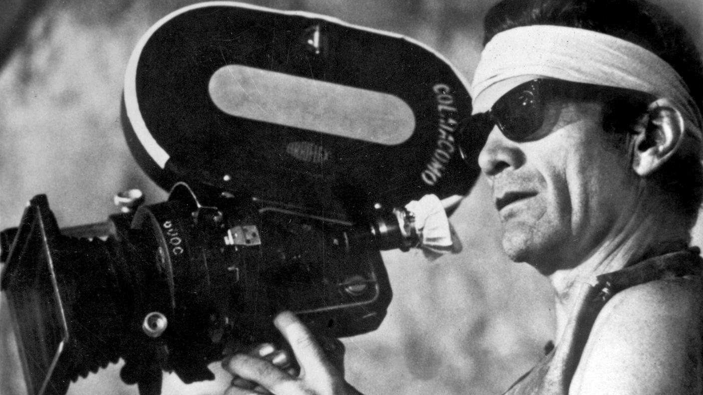 Pasolini sul set dei Racconti di Canterbury, 1972