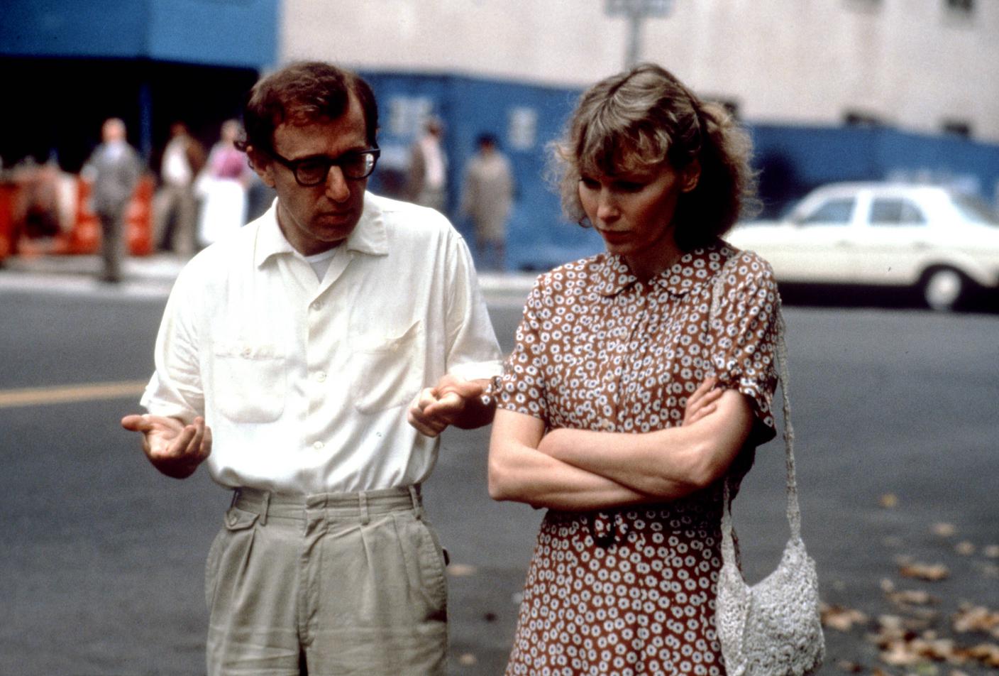 Allen e Farrow in "Hannah e le sue sorelle", 1986