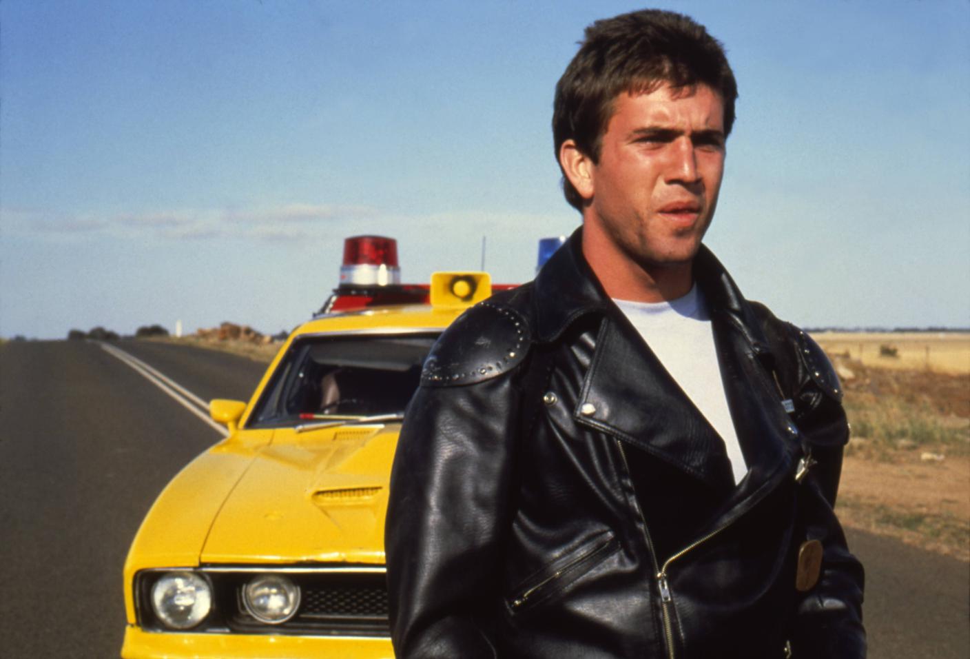 Mel Gibson in Mad Max, 1979