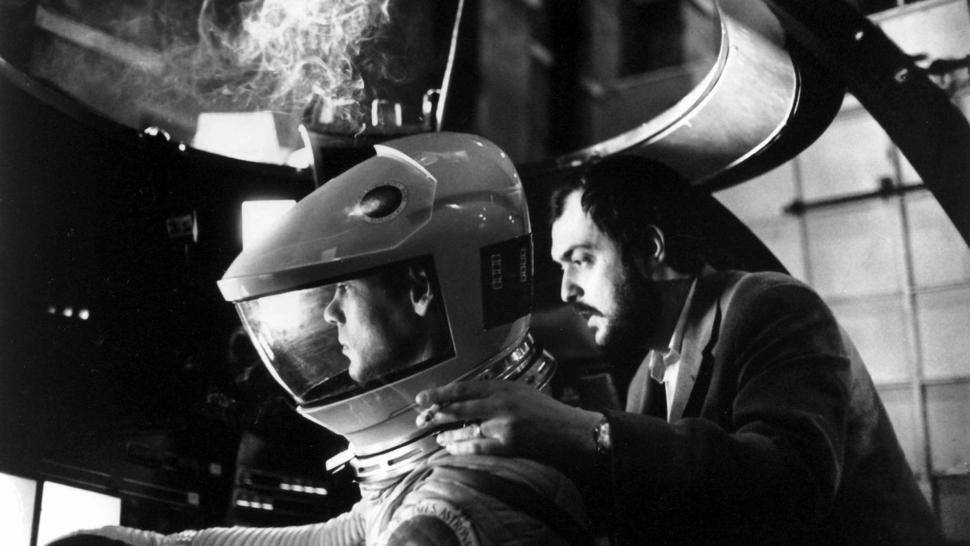 Kubrick sul set di "2001: Odissea nello spazio"