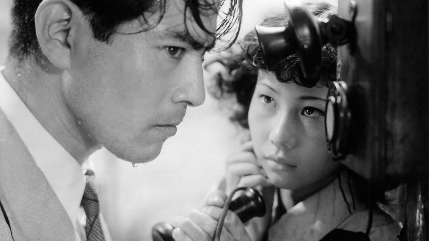 Toshiro Mifune in "Cane randagio" di Akira Kurosawa, 1949