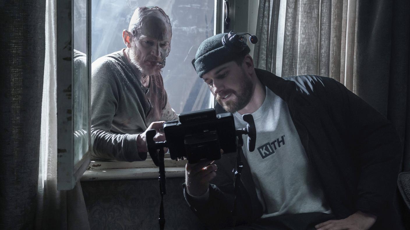 Sébastien Vaniček sul set, 2025