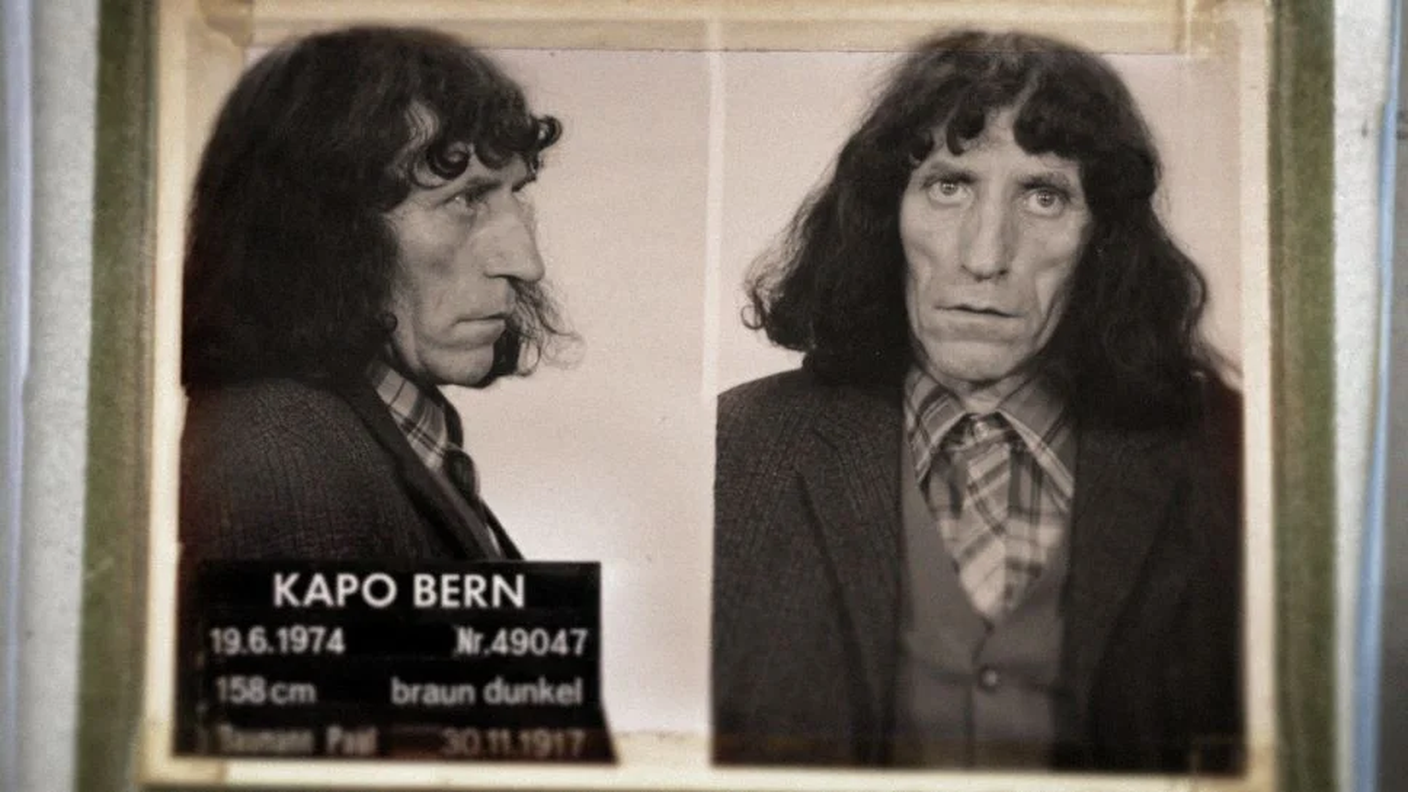 Foto segnaletica di Paul Baumann, 1974