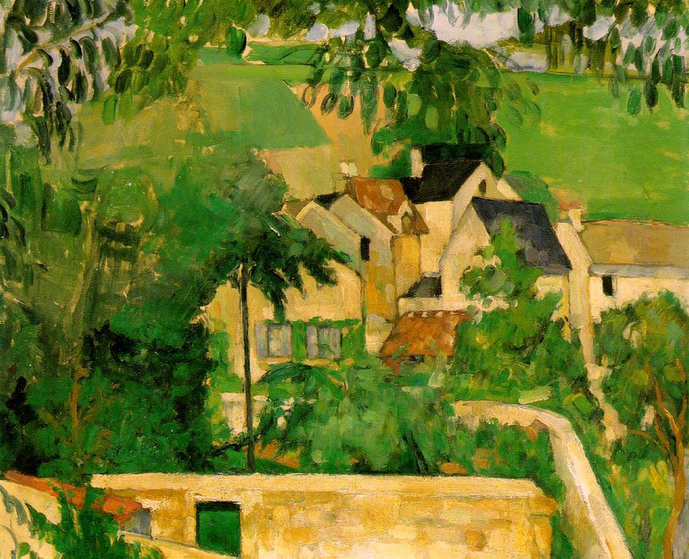 Etude: Paysage à Auvers, 1873