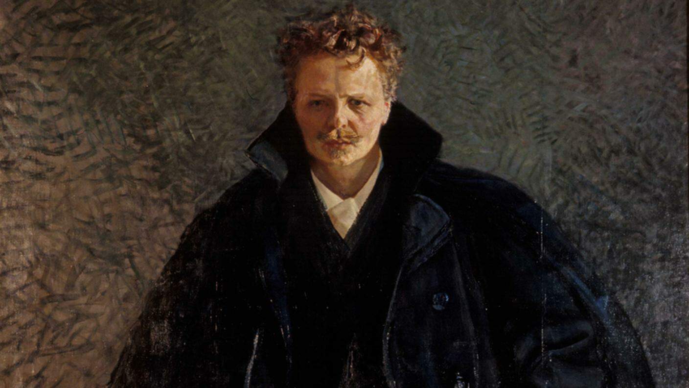 August Strindberg di Christian Krohg