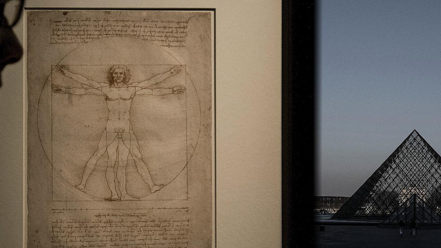 Louvre uomo Vitruviano
