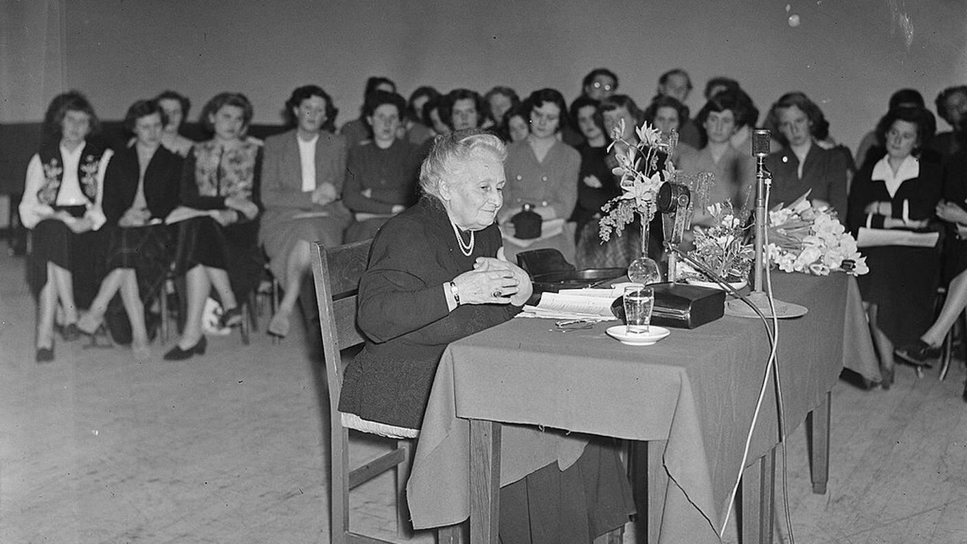 Maria Montessori, Amsterdam,1950