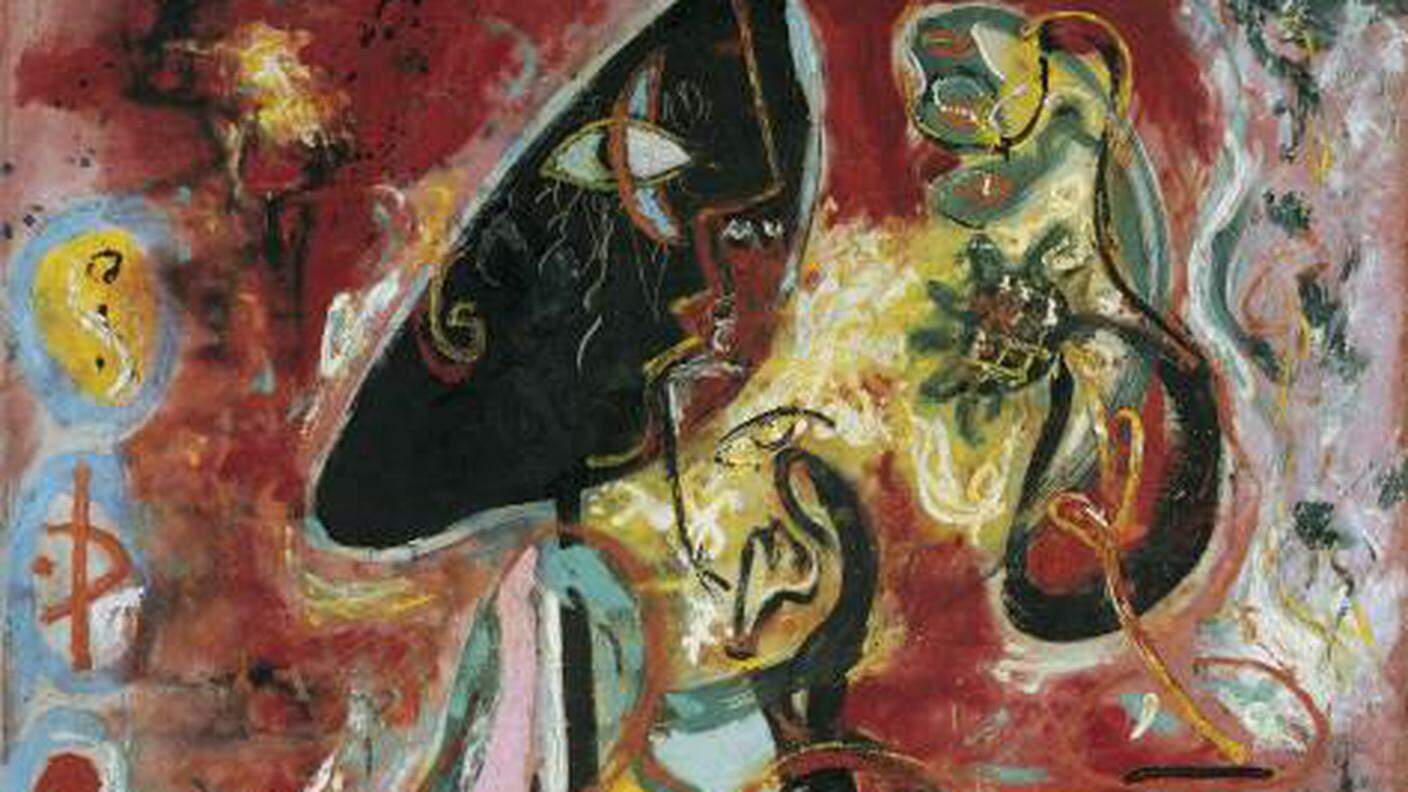Jackson Pollock, La donna luna, 1942