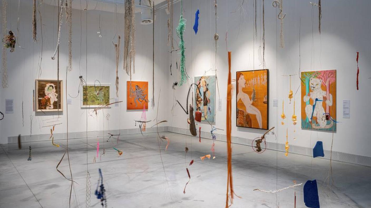 Cecilia Vicuña, veduta della mostra, 59th International Art Exhibition – La Biennale di Venezia