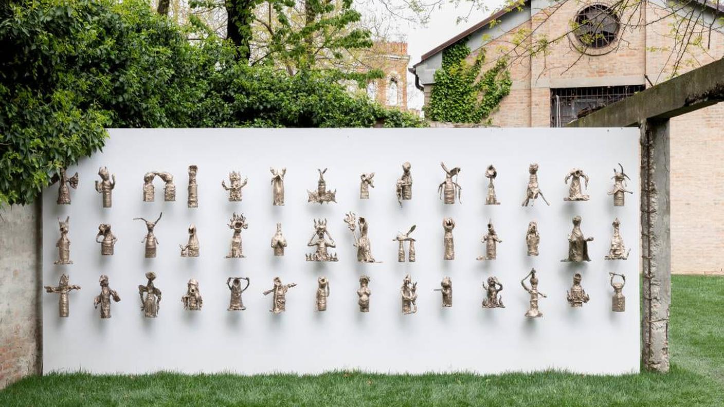 Marianne Vitale, Bottles and Bridges Advances in Collective Obliteration, 2021.  59th International Art Exhibition