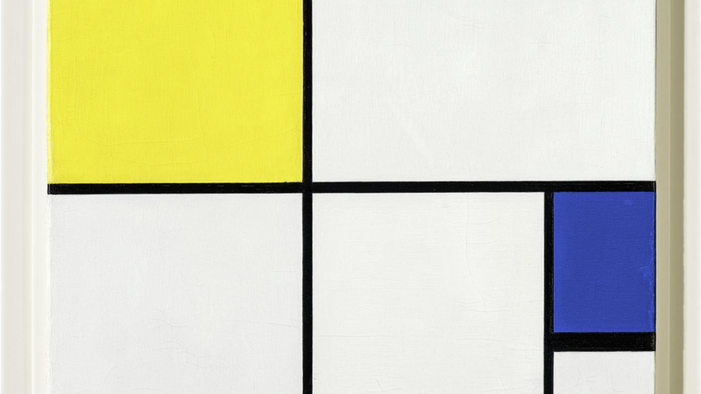 Piet Mondrian, Composition with Yellow and Blue, 1932. Fondation Beyeler, Riehen-Basel, Beyeler Collection