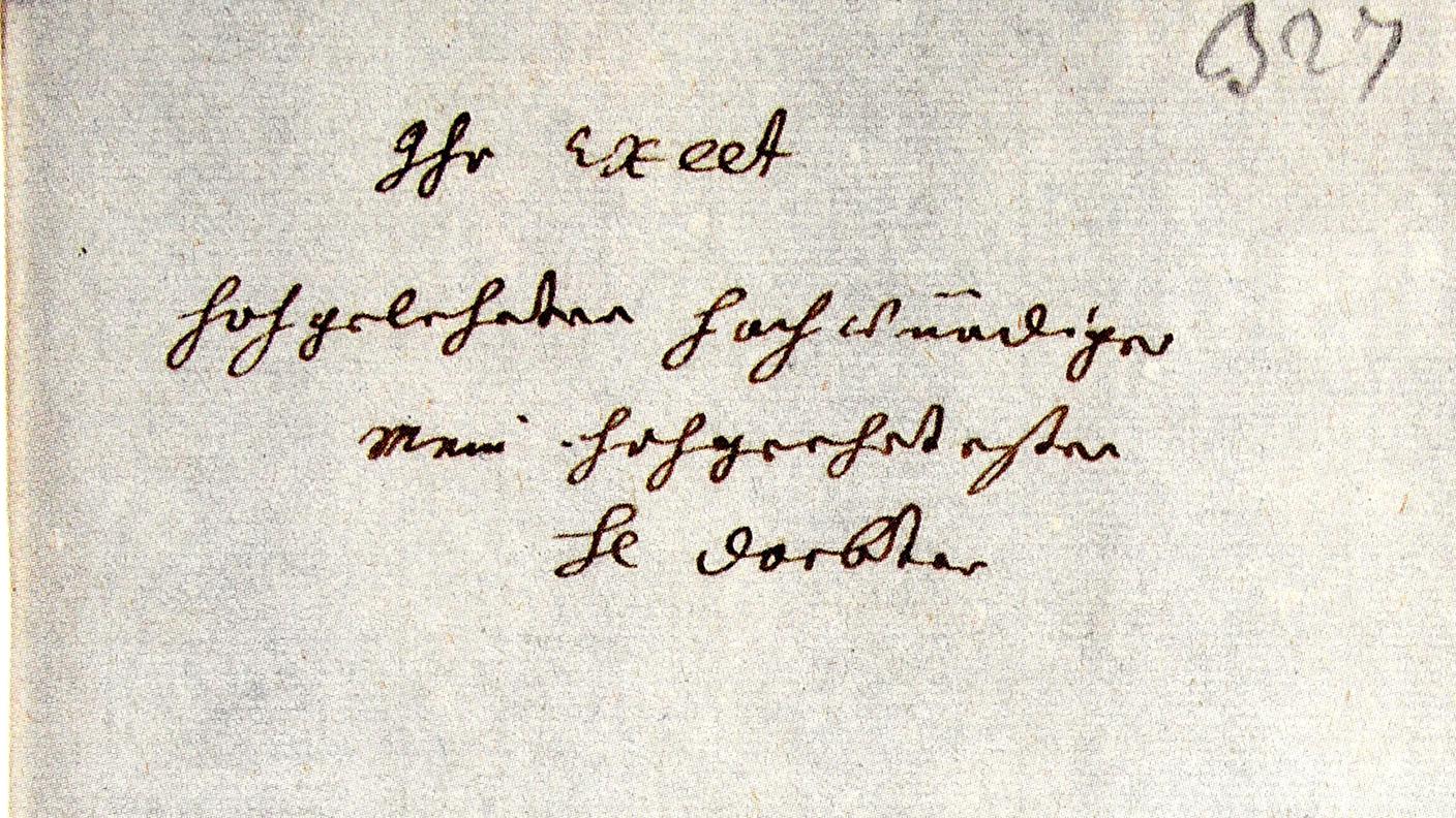 Lettera Hortensia von Salis