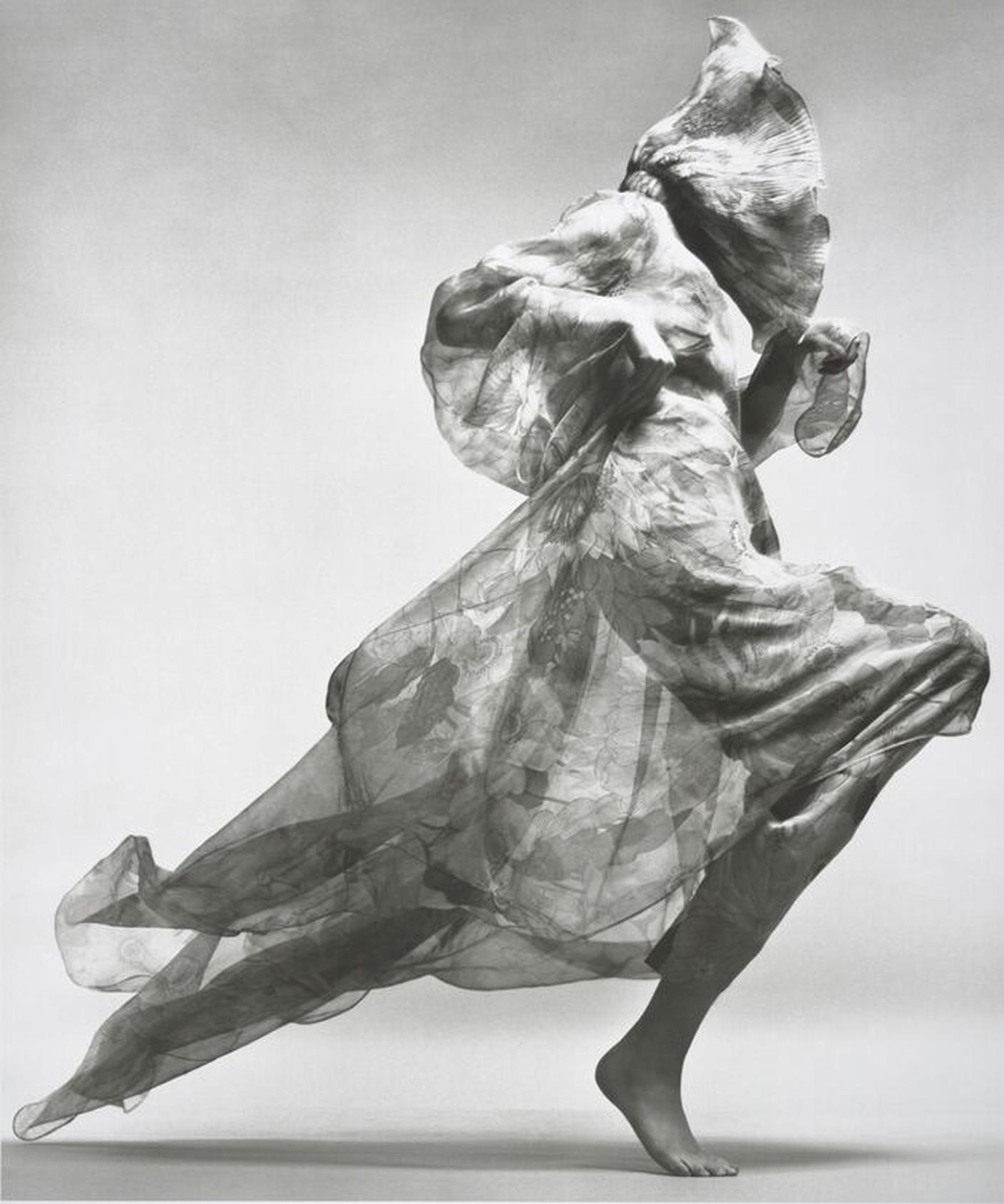 Richard Avedon, Jean Shrimpton, evening dress by Cardin, Paris, January, 1970