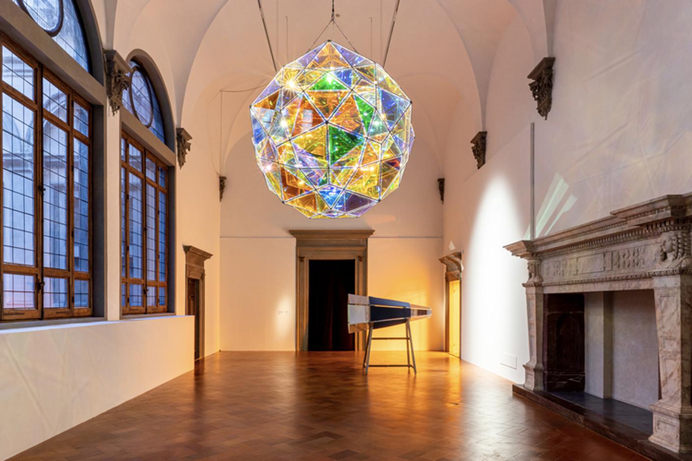 Veduta della mostra 'Olafur Eliasson - Nel tuo tempo', Palazzo Strozzi, Firenze, 2022