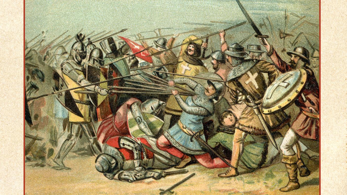 Raffigurazione della battaglia di Sempach nel 1386