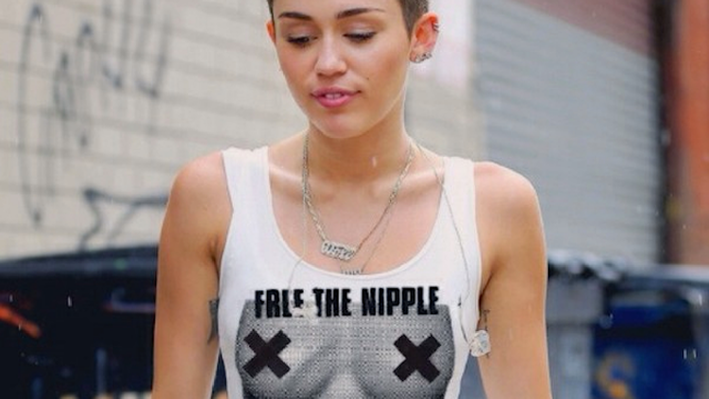 Miley Cyrus - Free The Nipples, 2015