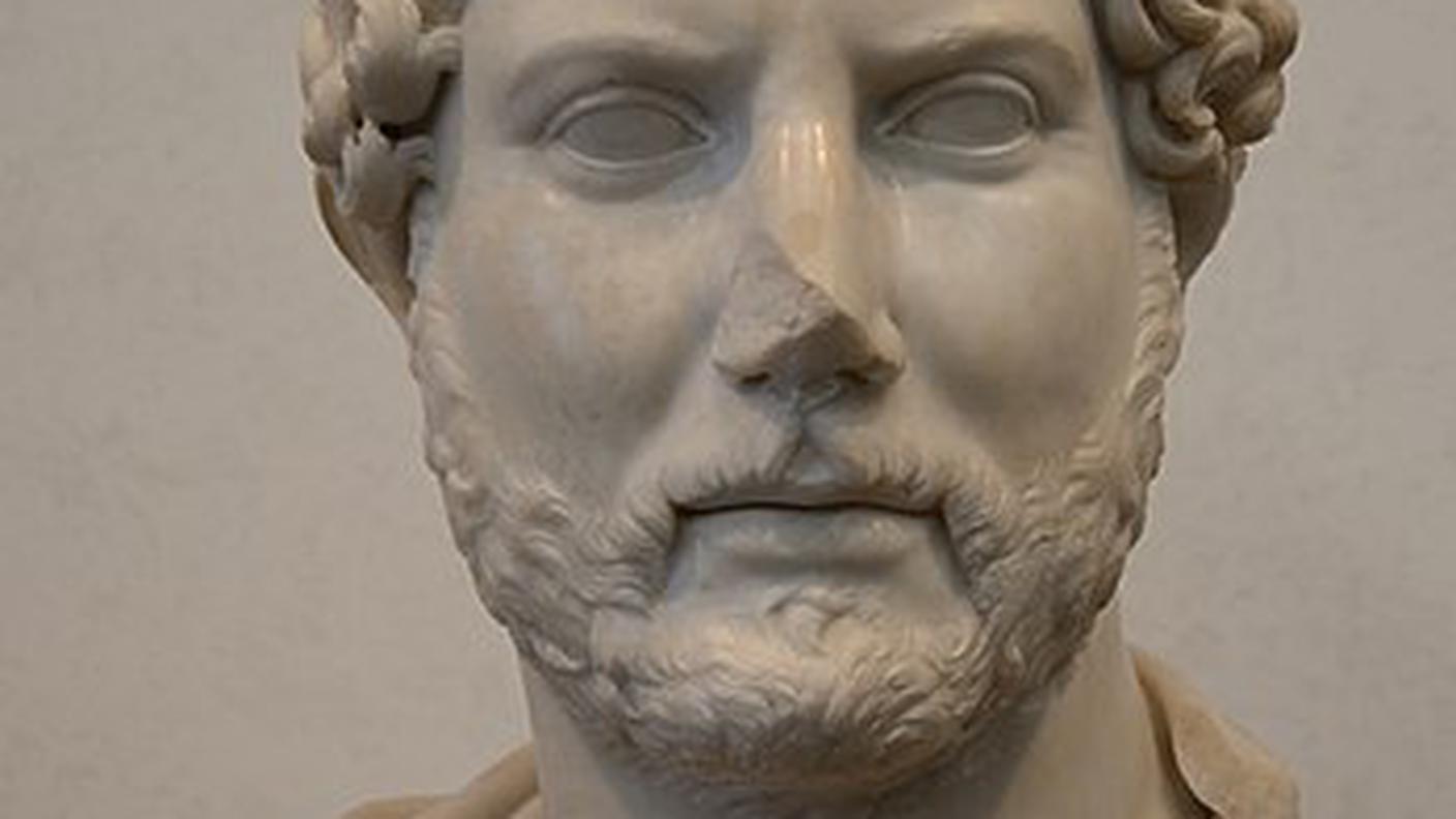 Ritratto di Adriano, 117 ca, Museo Nazionale di Roma