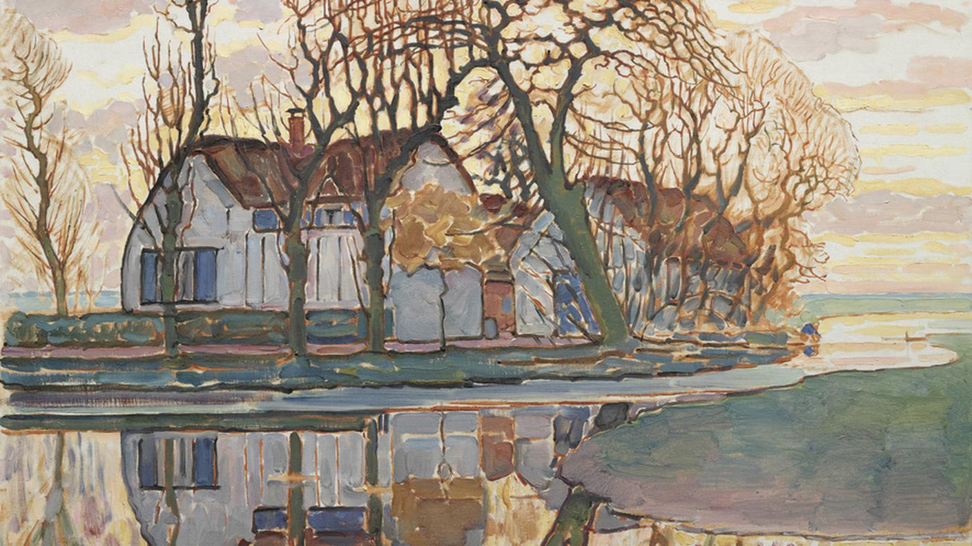 Piet Mondrian, Farm near Duivendrecht, ca. 1916. The Art Institute of Chicago