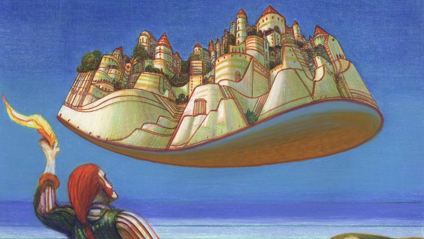 Disegno di Lorenzo Mattotti, illustratore della nuova edizione dei Viaggi di Gulliver (Einaudi)