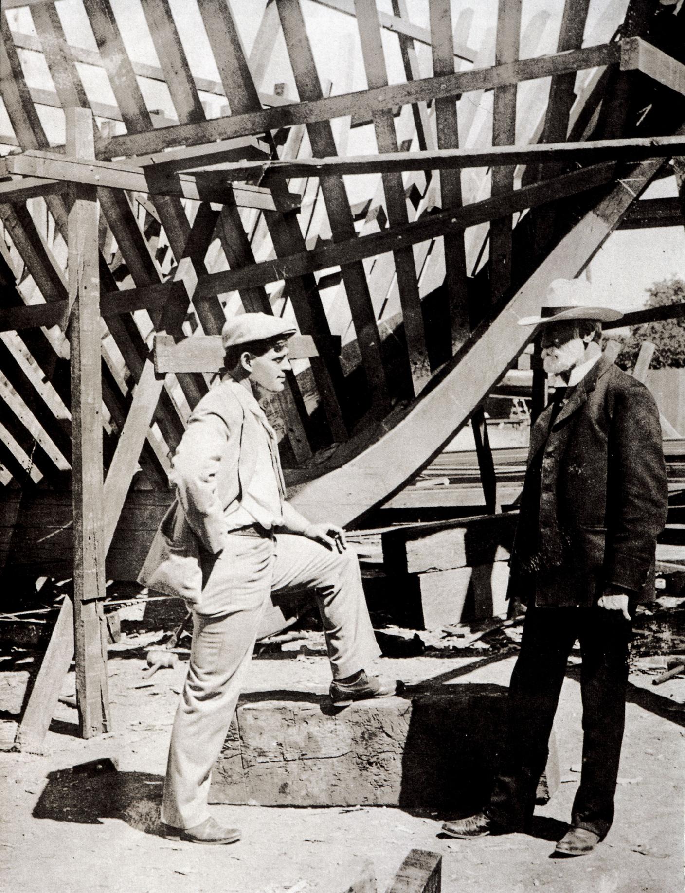 Jack London al cantiere navale, 1900 circa