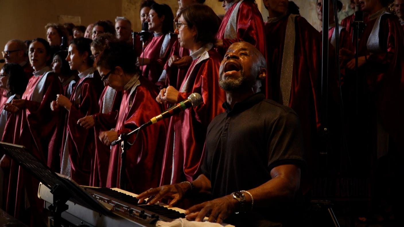 Bazil Mead con Alberto Marsico e Castagnole Community Choir